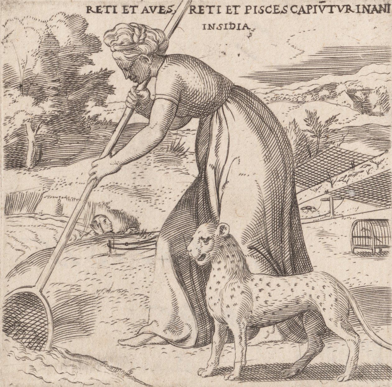 Infångning, ca. 1545-50. av Enea Vico