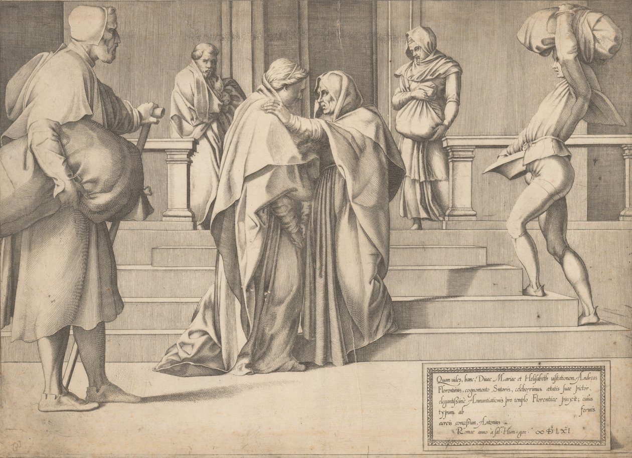 Visitationen, 1561. av Enea Vico.