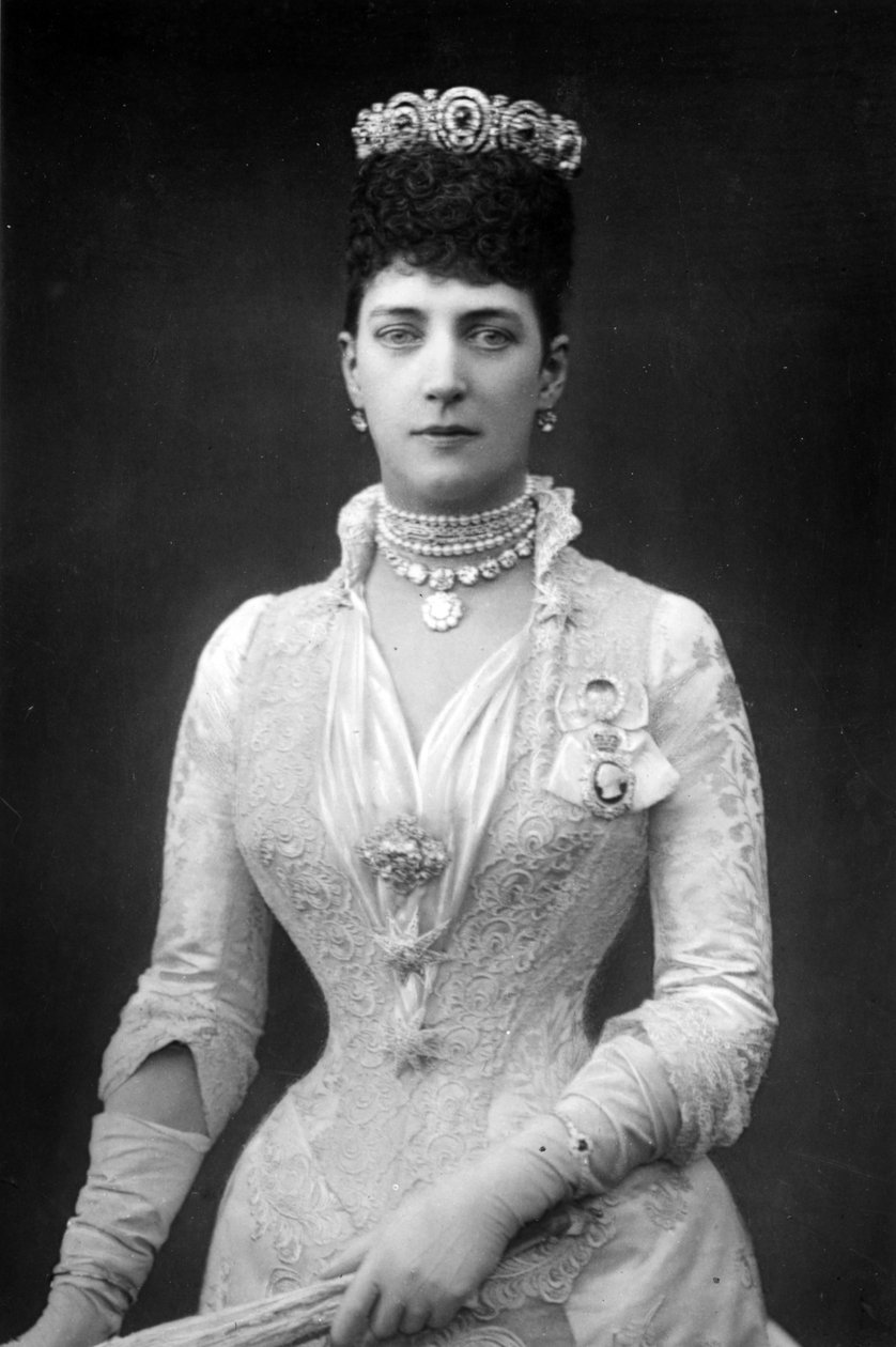 Alexandra, drottninggemål av Edward VII av Storbritannien, c.1890 av English Photographer