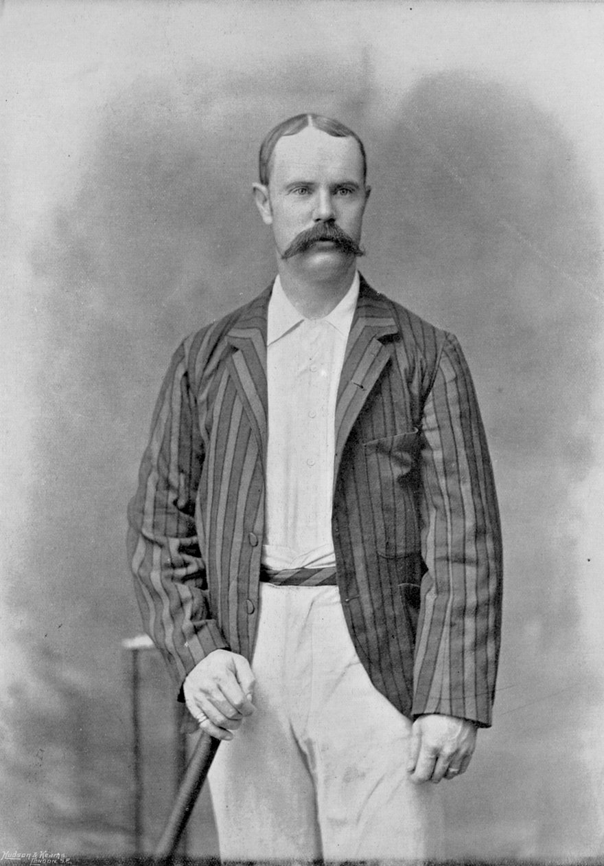 Alick Bannerman, från Famous Cricketers and Cricket Grounds, publicerad av Hudson och Kearns, 1895 av English Photographer