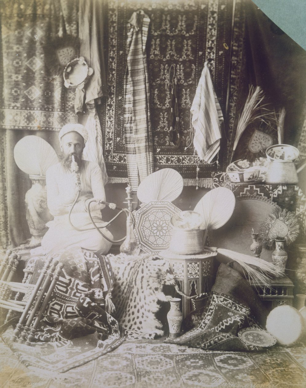 Basar i Kairo, Egypten, ca 1878 av English Photographer