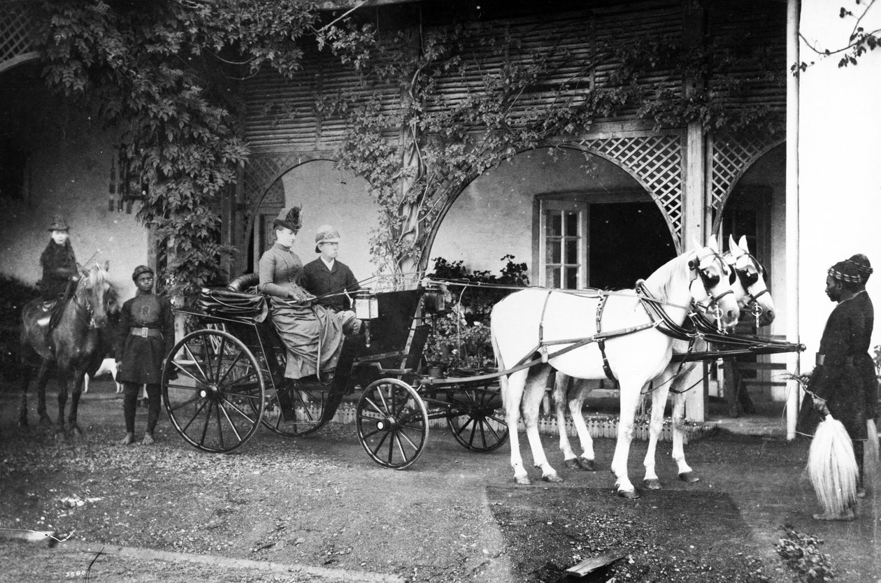 Brittisk familj i Indien, ca 1875 av English Photographer