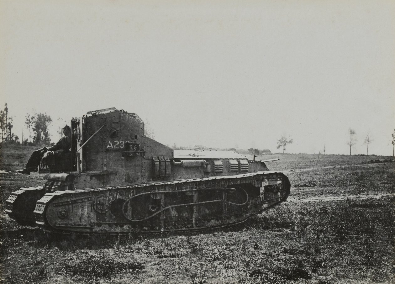 Brittisk Whippet tank, 1918 av English Photographer