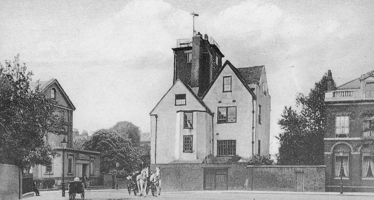 Canonbury Tower, Canonbury Square, Islington, ca 1907 av English Photographer