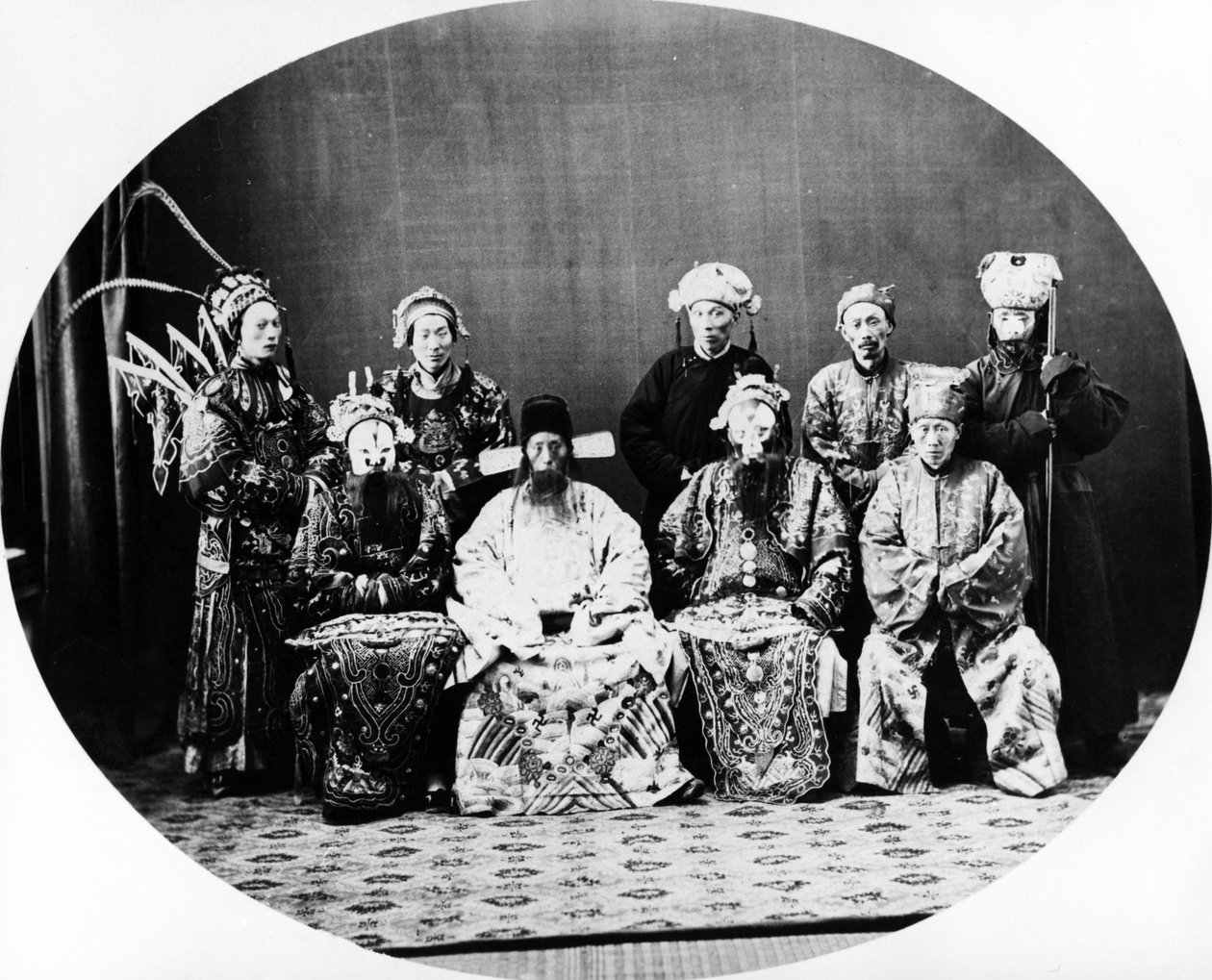 Kinesiska teatrar, Shanghai, ca 1870 av English Photographer