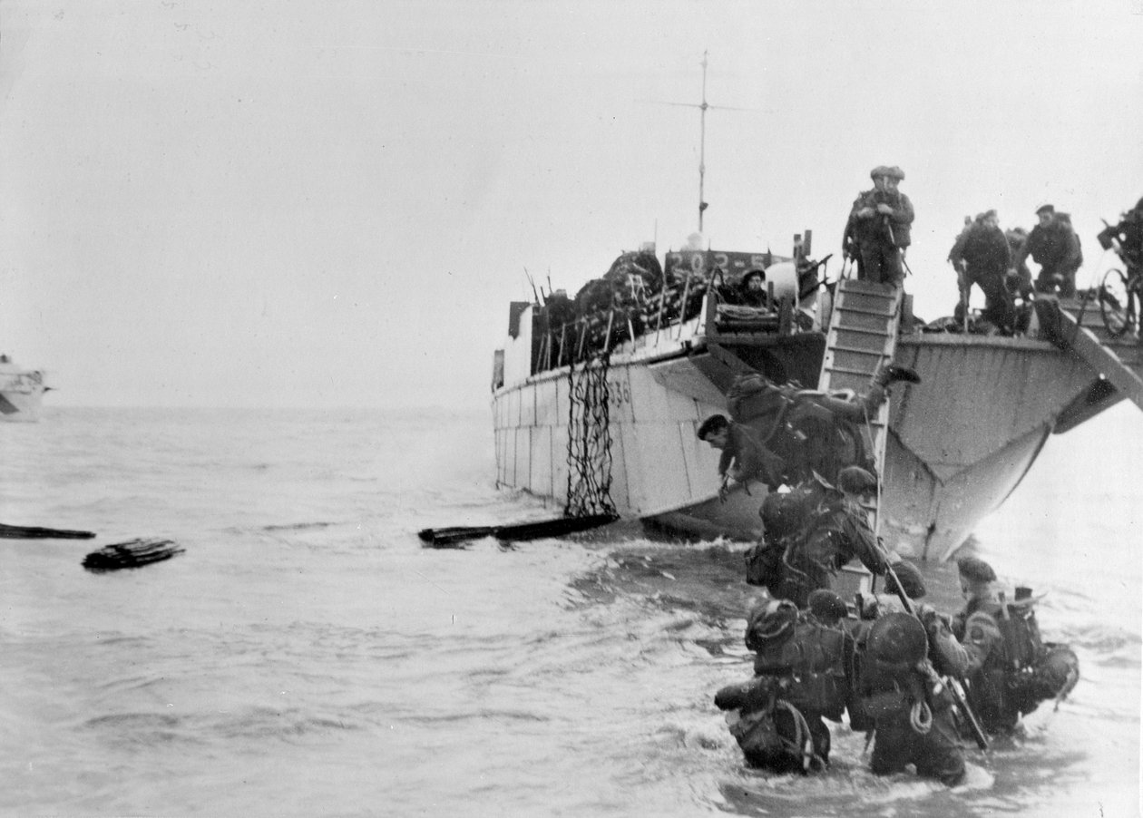 Kommandooperationer under invasionen av Normandie, juni 1944 av English Photographer
