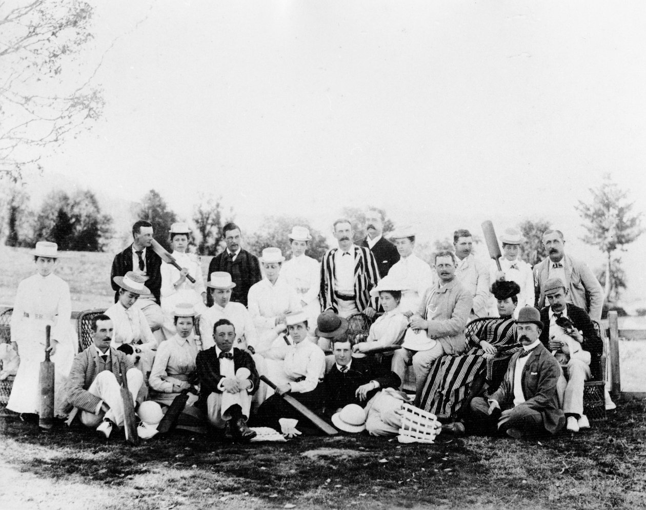 Cricketfest, ca 1870-90-tal av English Photographer