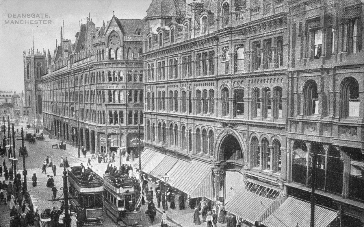 Deansgate, Manchester, ca. 1910 sverige av English Photographer