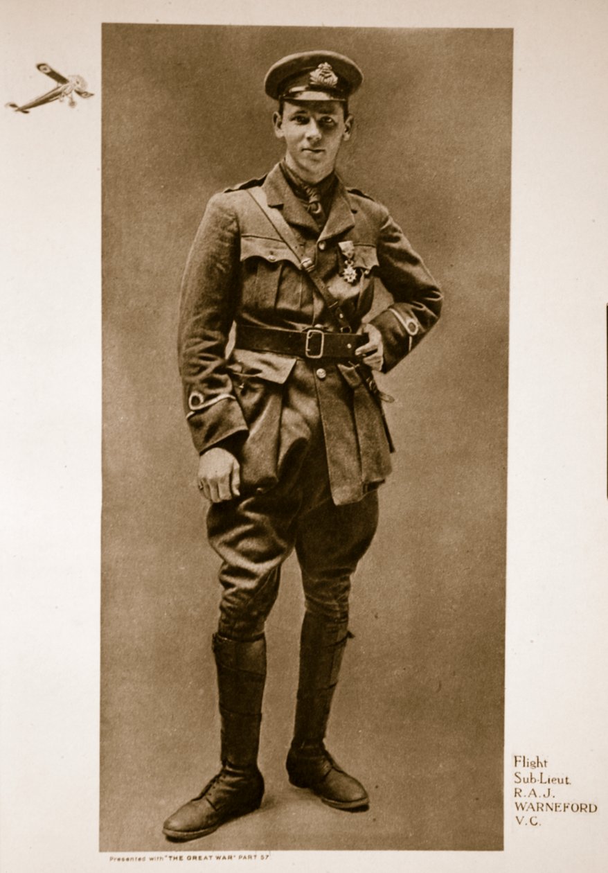 Flygunderlöjtnant R.A.J. Warneford V.C., 1914-19 av English Photographer