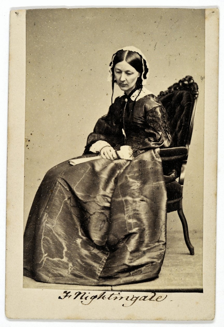 Florence Nightingale (sepiafoto) av English Photographer