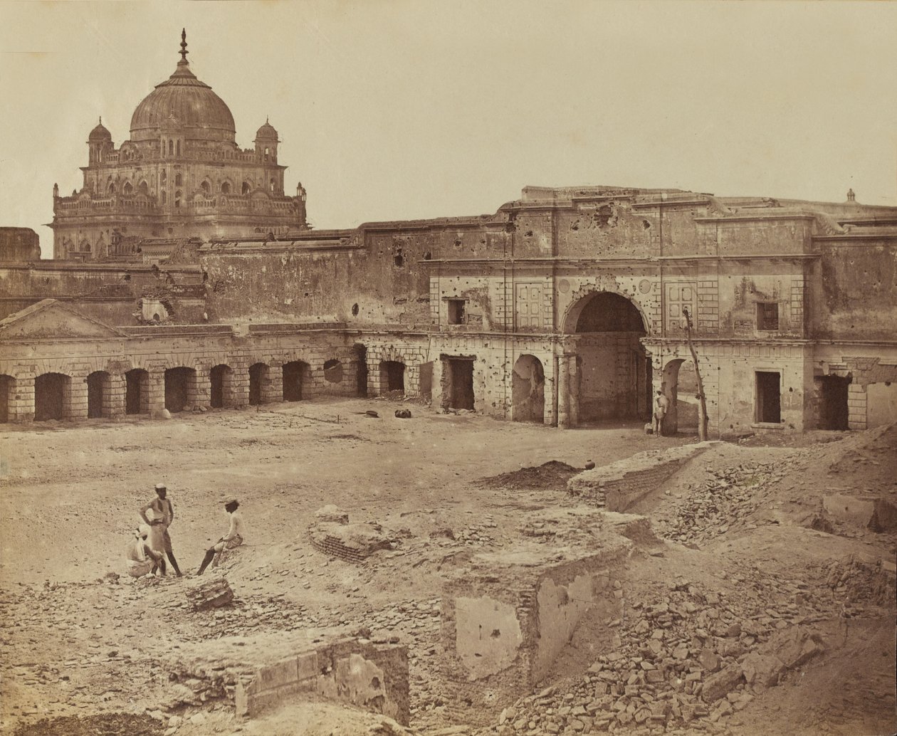 Indiskt palats, ca 1858 av English Photographer