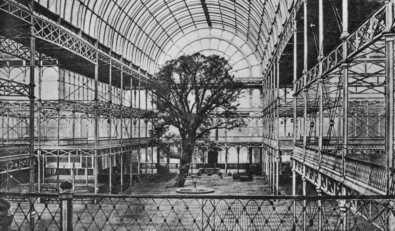 Interiör av Crystal Palace av English Photographer