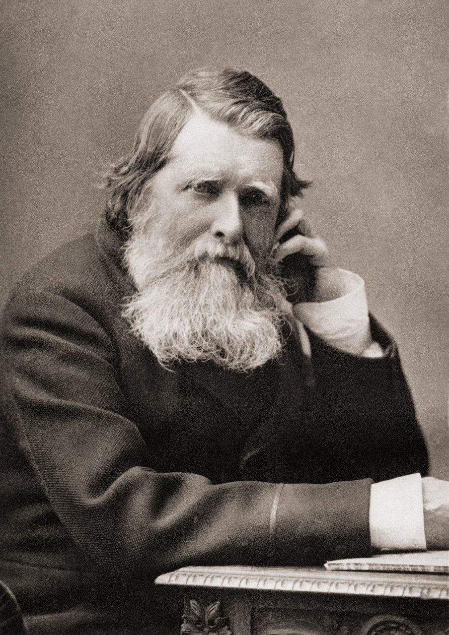 John Ruskin, från Selections from the Writings of John Ruskin, publicerad 1901 av English Photographer