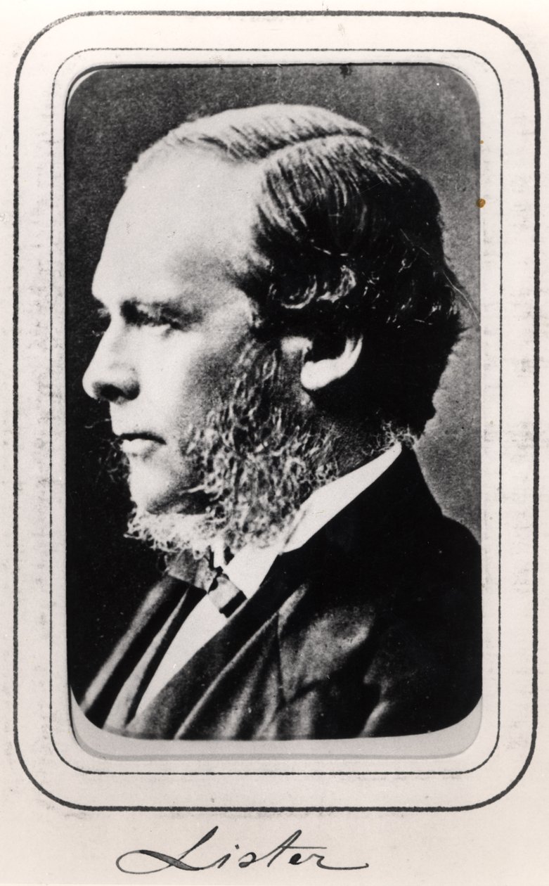Joseph Lister (1827-1912) av English Photographer