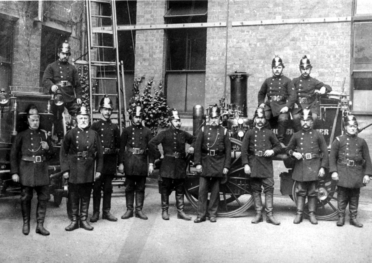 Kidderminsters brandkår, 1910 av English Photographer