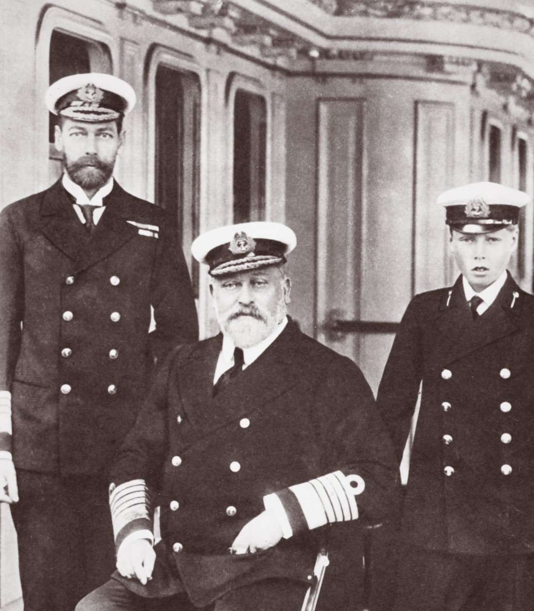 Kung Edward VII, flottans amiral av English Photographer
