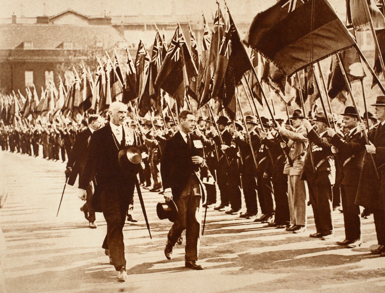 Kung Edward med den brittiska legionen, 1914-1918 av English Photographer