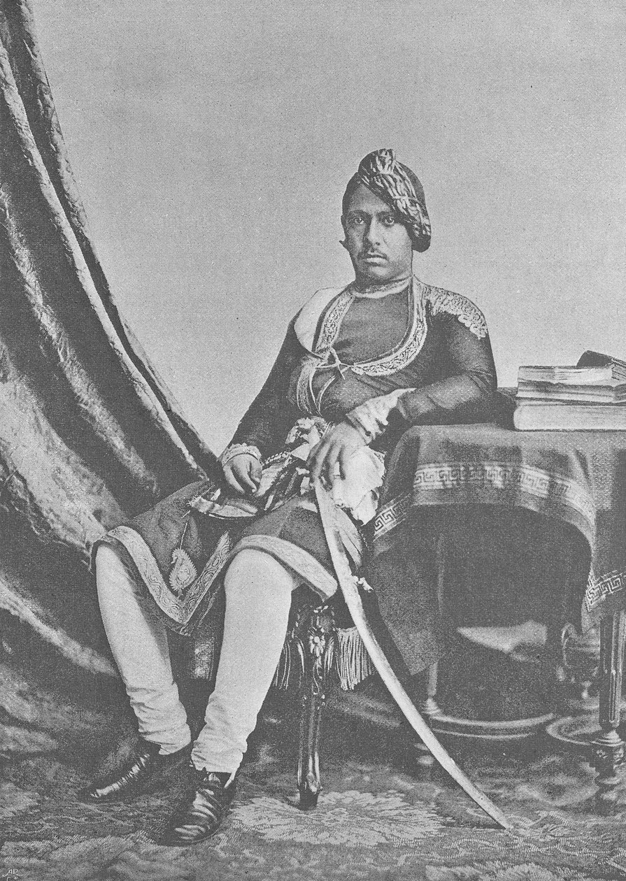 Maharaja Jashwant Singh från Bharatpur av English Photographer