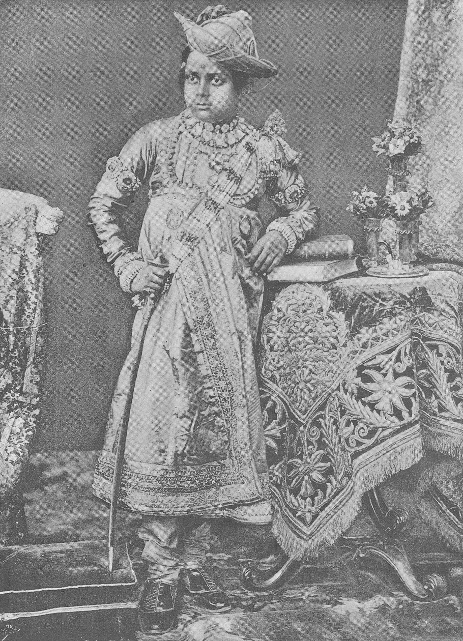 Maharaja Madho Rao Scindia från Gwalior av English Photographer