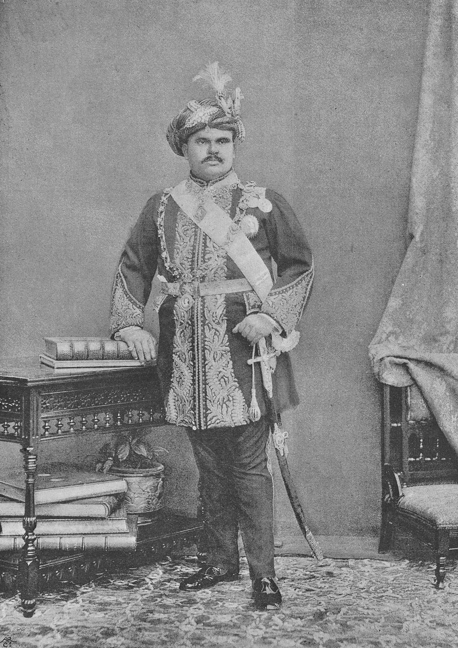 Maharaja Takhatsinhji från Bhavnagar av English Photographer