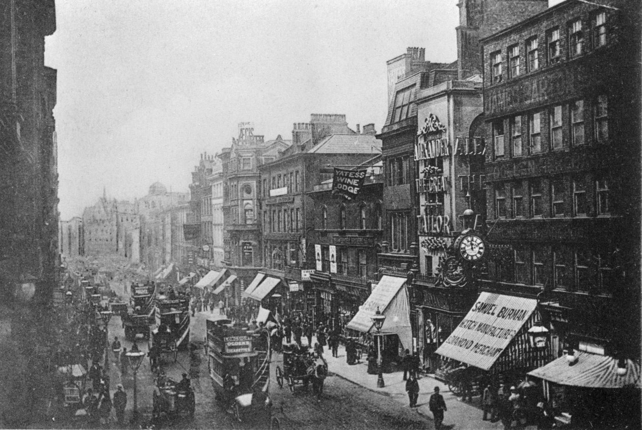 Market Street, Manchester, ca 1910 av English Photographer