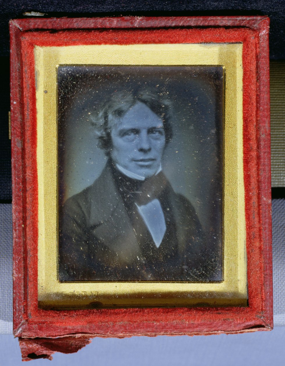 Michael Faraday (1791-1867) 1840-50-tal (daguerreotyp) av English Photographer