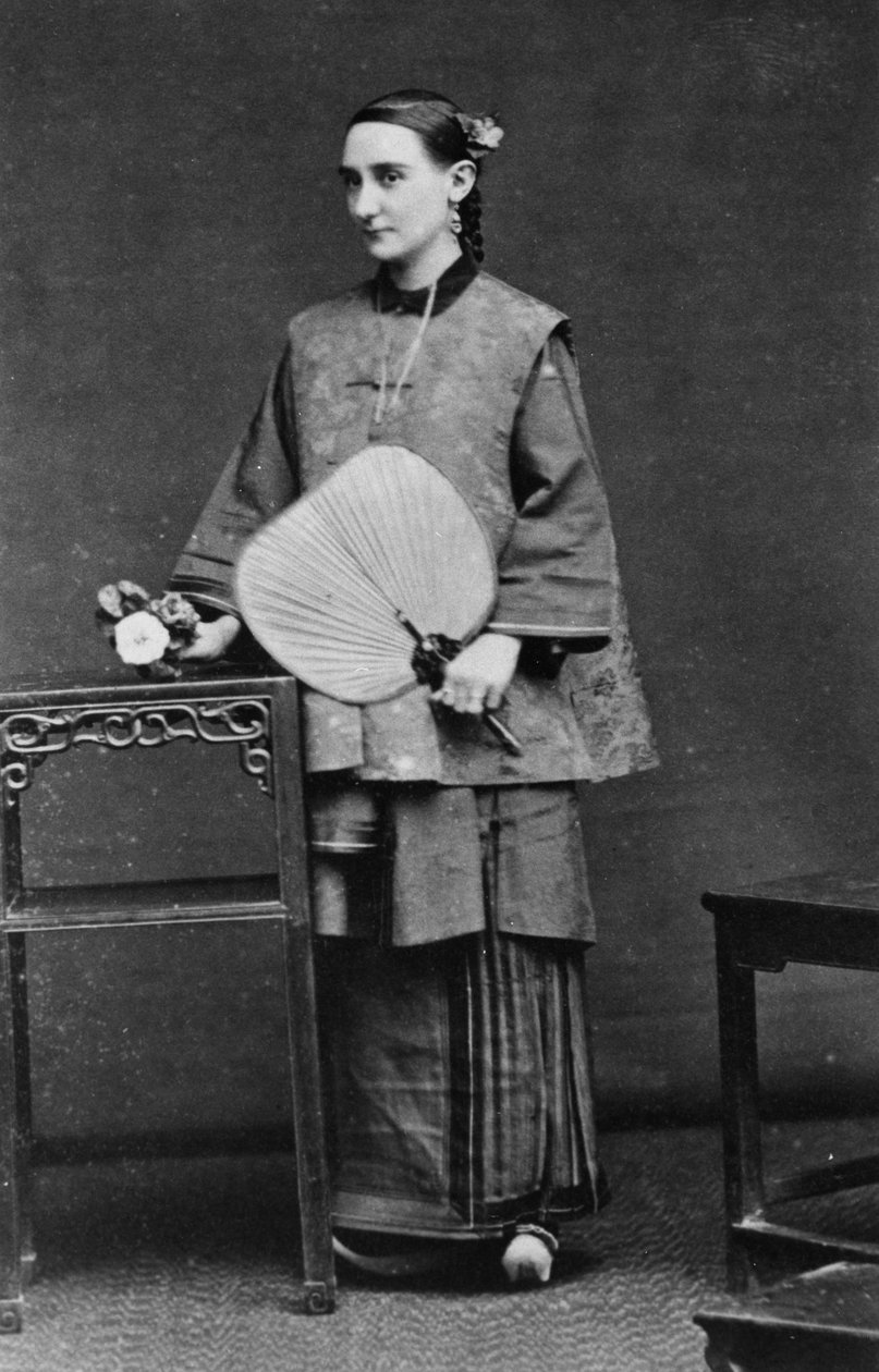 Blandras flicka, 1878 av English Photographer