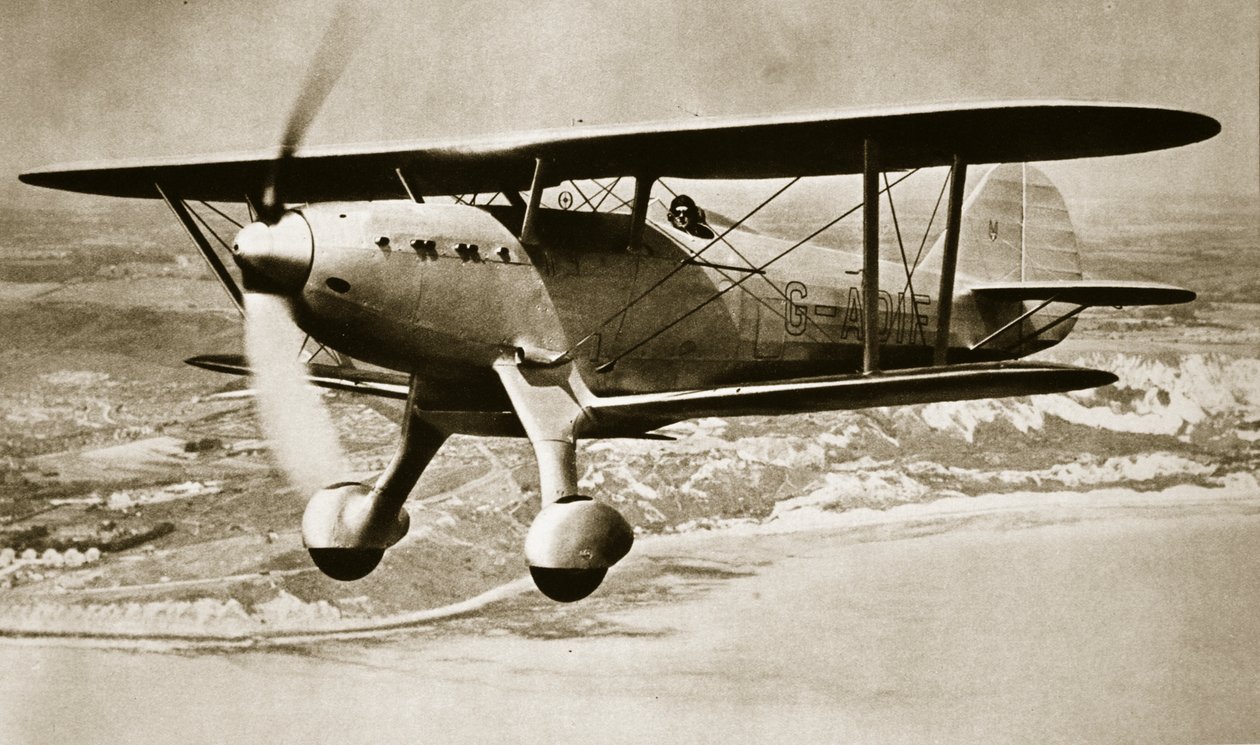 Enmansförstörare av luften, ca 1935 (fotogravyr) av English Photographer