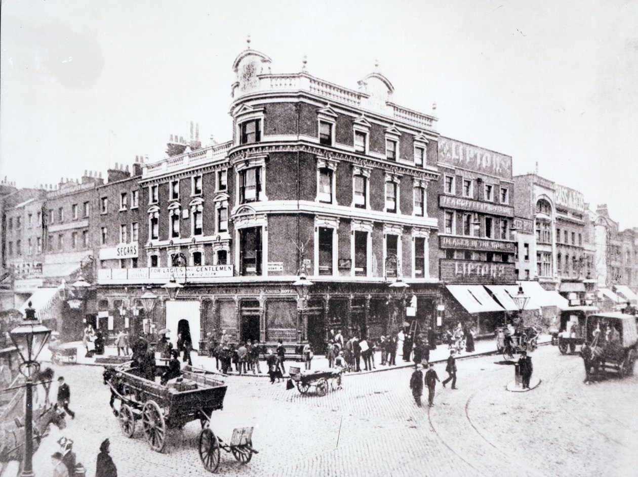 Pentonville Road scen, Islington, London av English Photographer