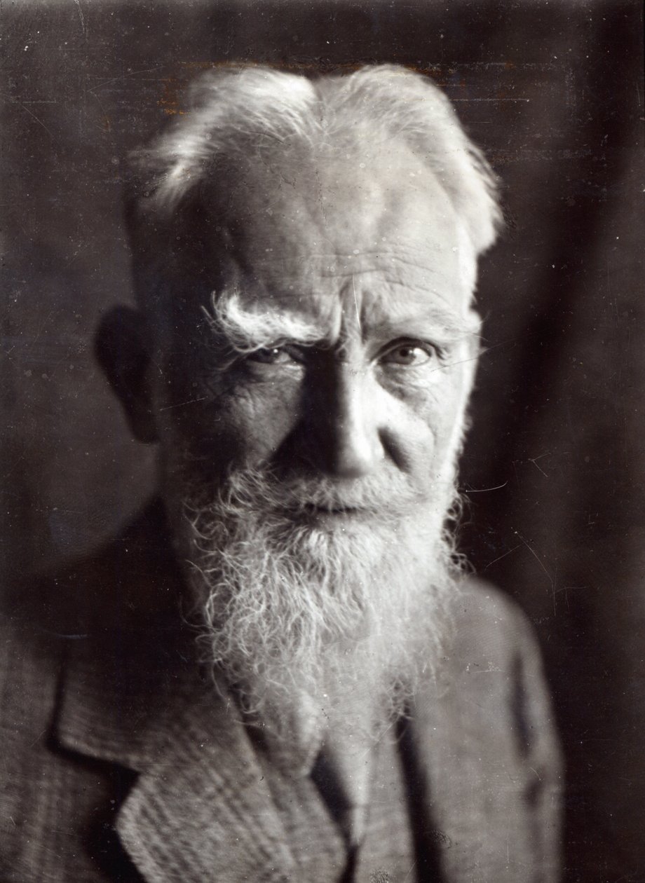 Porträtt av George Bernard Shaw, februari 1933 av English Photographer