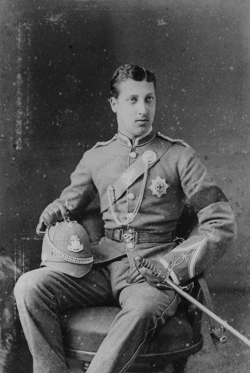 Prins Albert Victor, hertig av Clarence och Avondale, 1885 av English Photographer