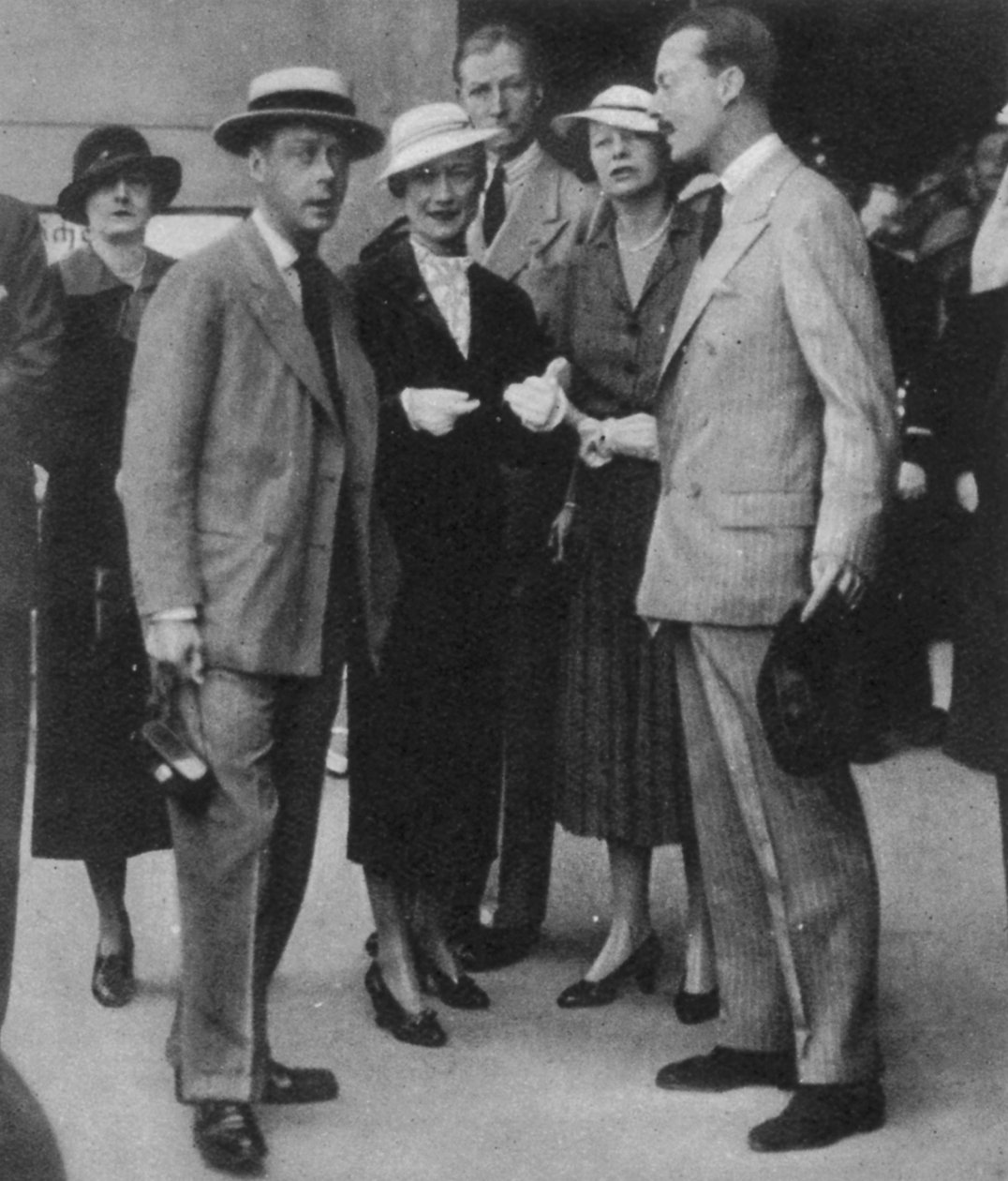 Prins Edward och Wallis Warfield Simpson på en kunglig kryssning, 1936 av English Photographer