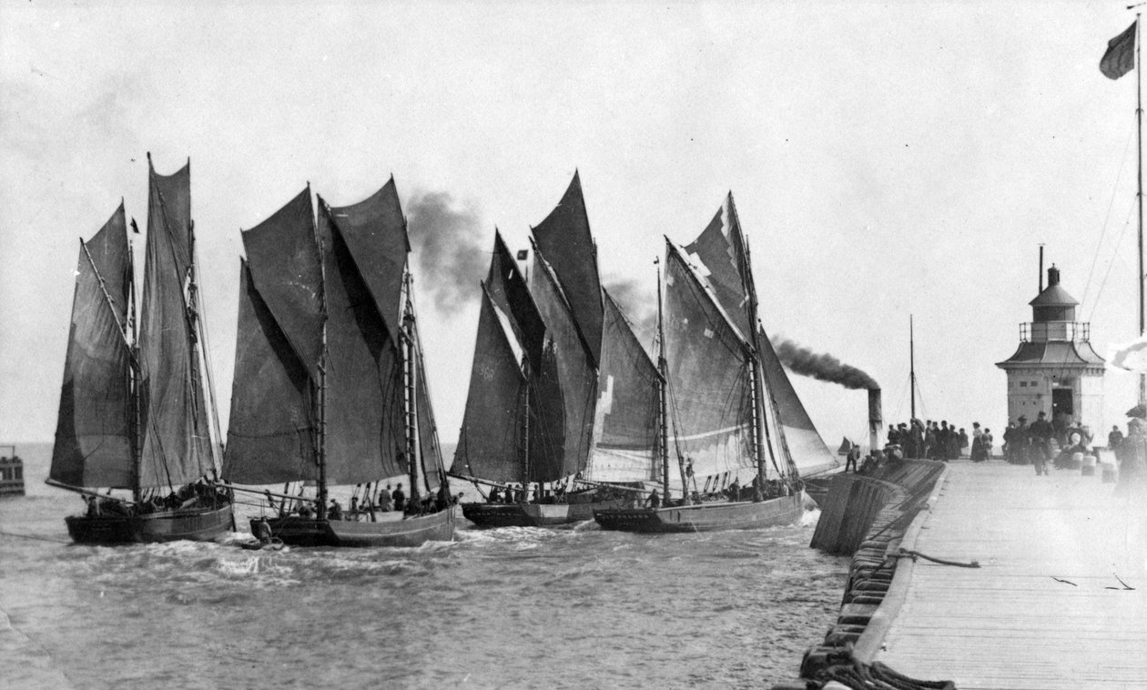 Regatta i Yarmouth swed av English Photographer