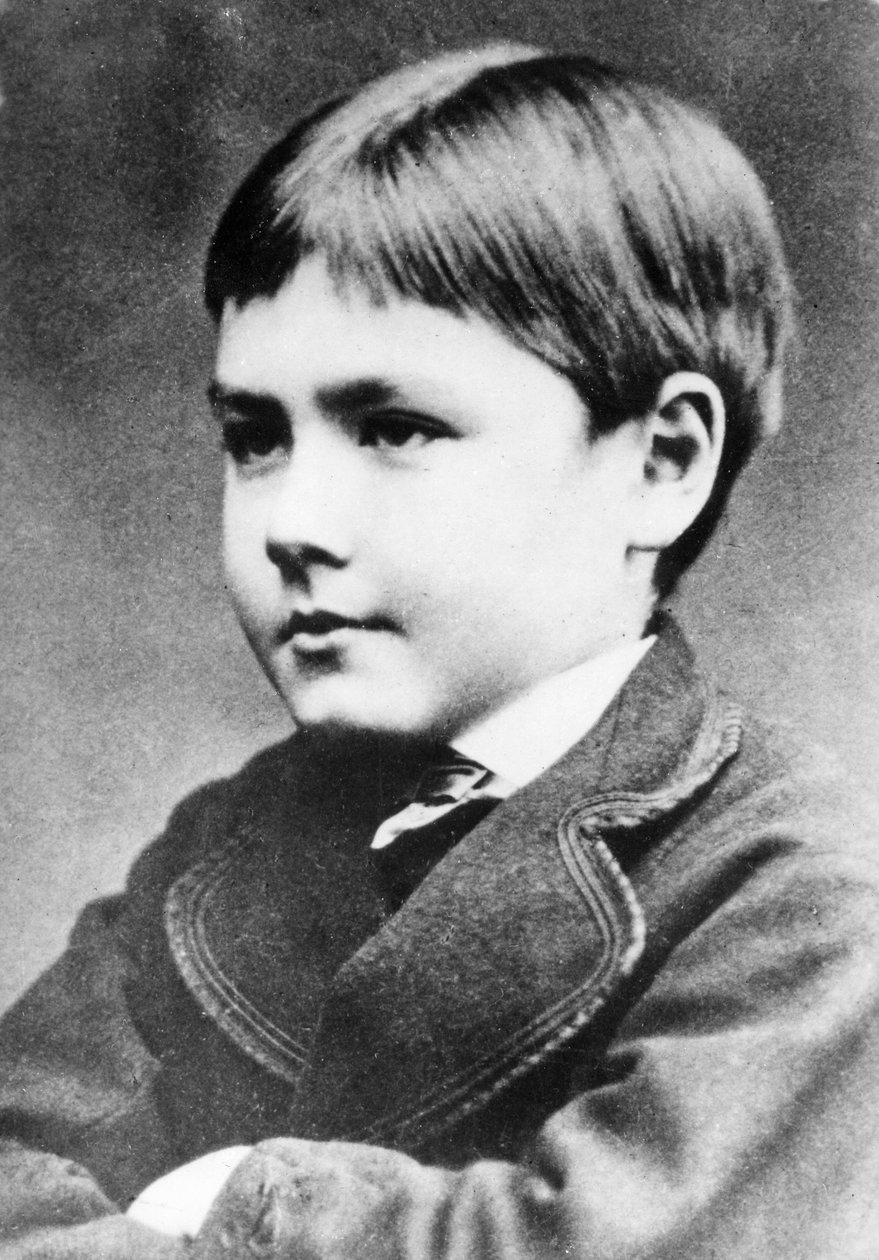 Rudyard Kipling, ca 1870 av English Photographer