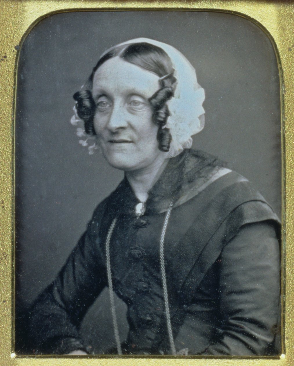 Sarah Faraday, fru till Michael Faraday (1791-1867) 1840-50-talet (daguerreotypi) av English Photographer