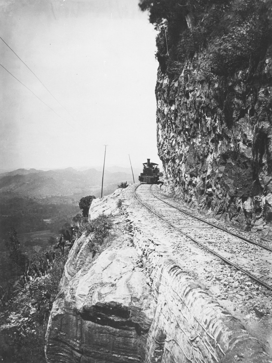 Sensation Rock, Sri Lanka, ca 1860-90-talet av English Photographer