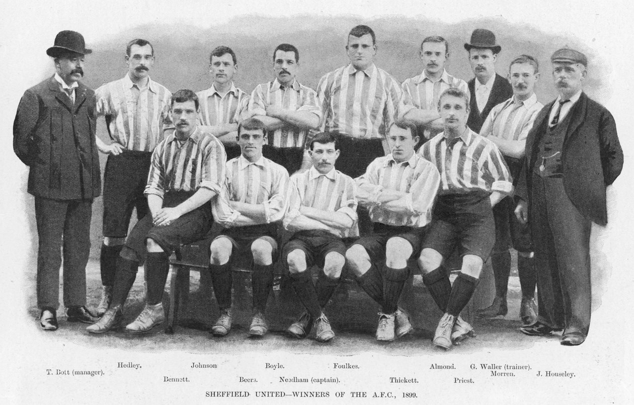 Sheffield United - Vinnare av Association Football Cup, 1899 av English Photographer