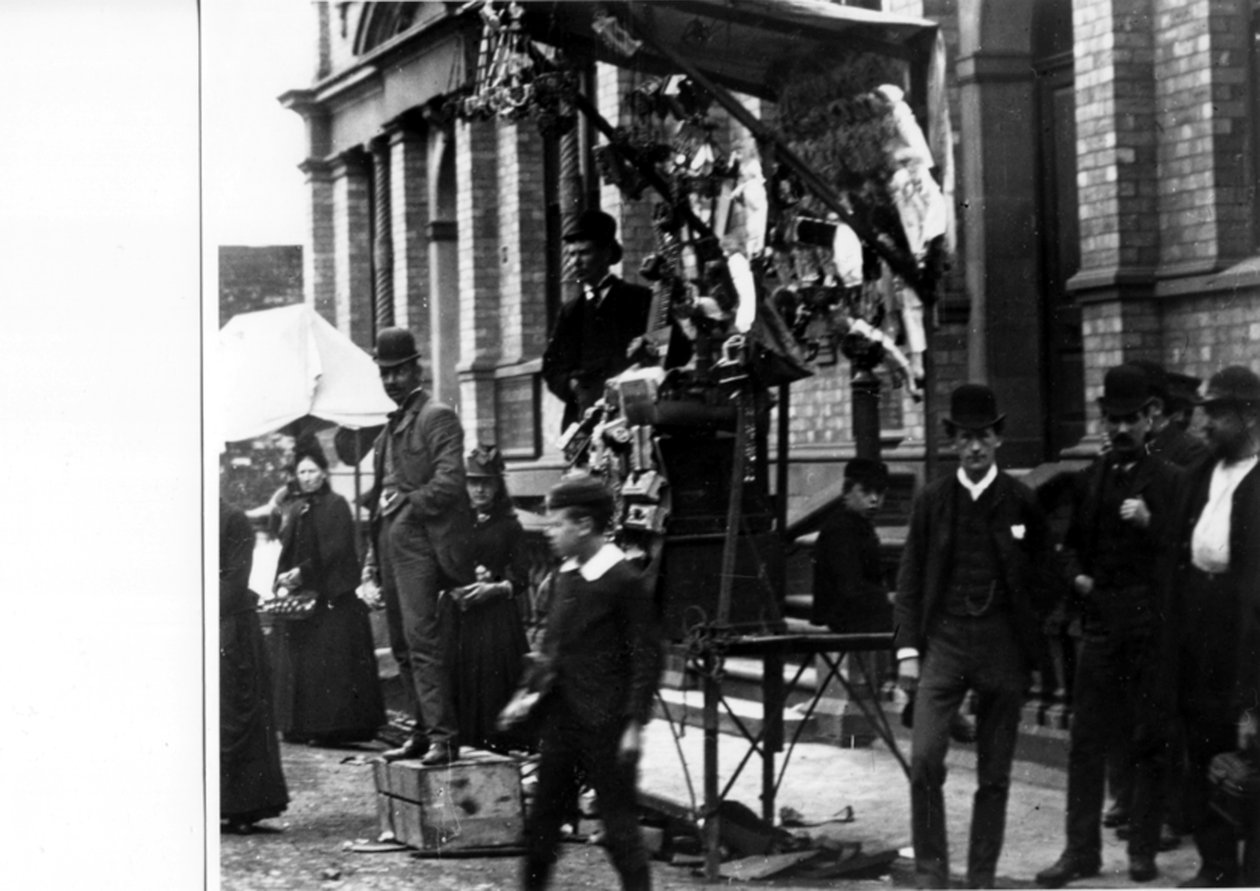 Gatumässa i Kidderminster av English Photographer