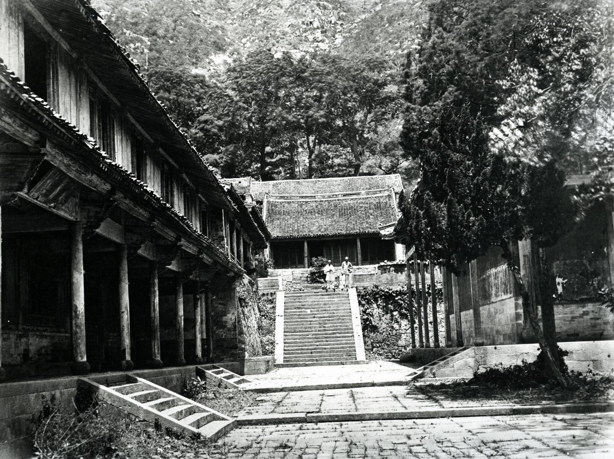 Temple of Foo-Too, Chusan, ca 1870-talet av English Photographer