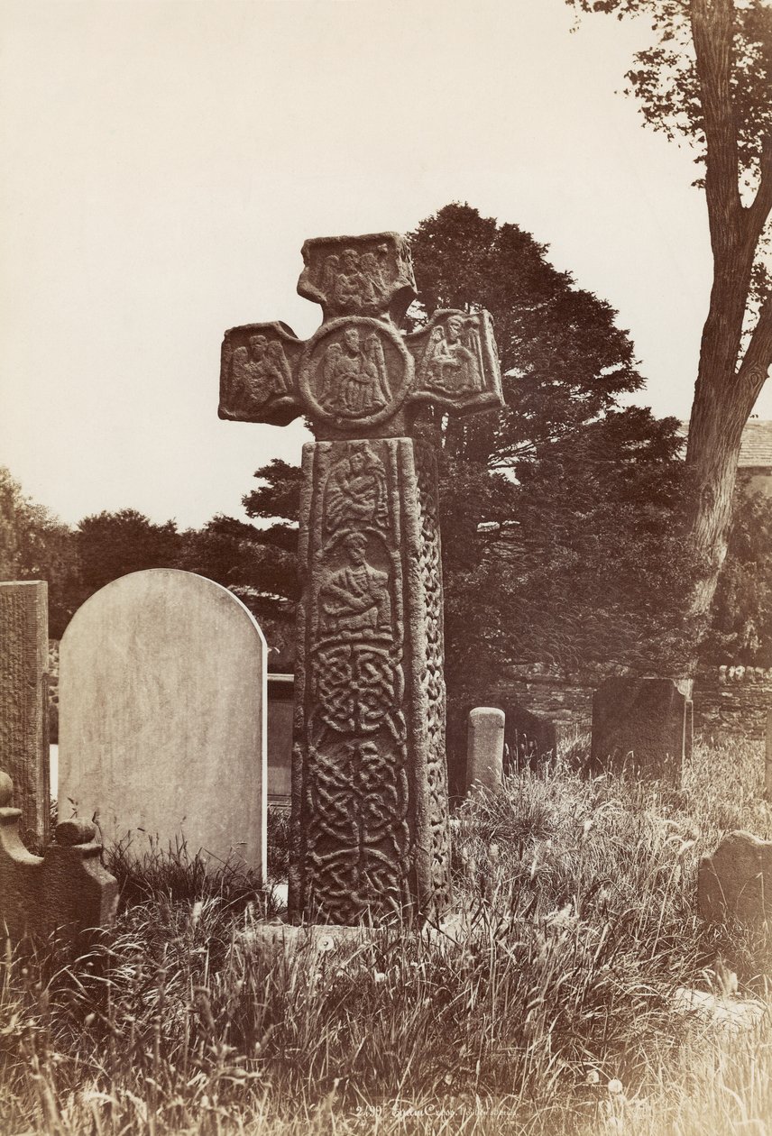 Eyam Cross (sepiafoto) av English Photographer