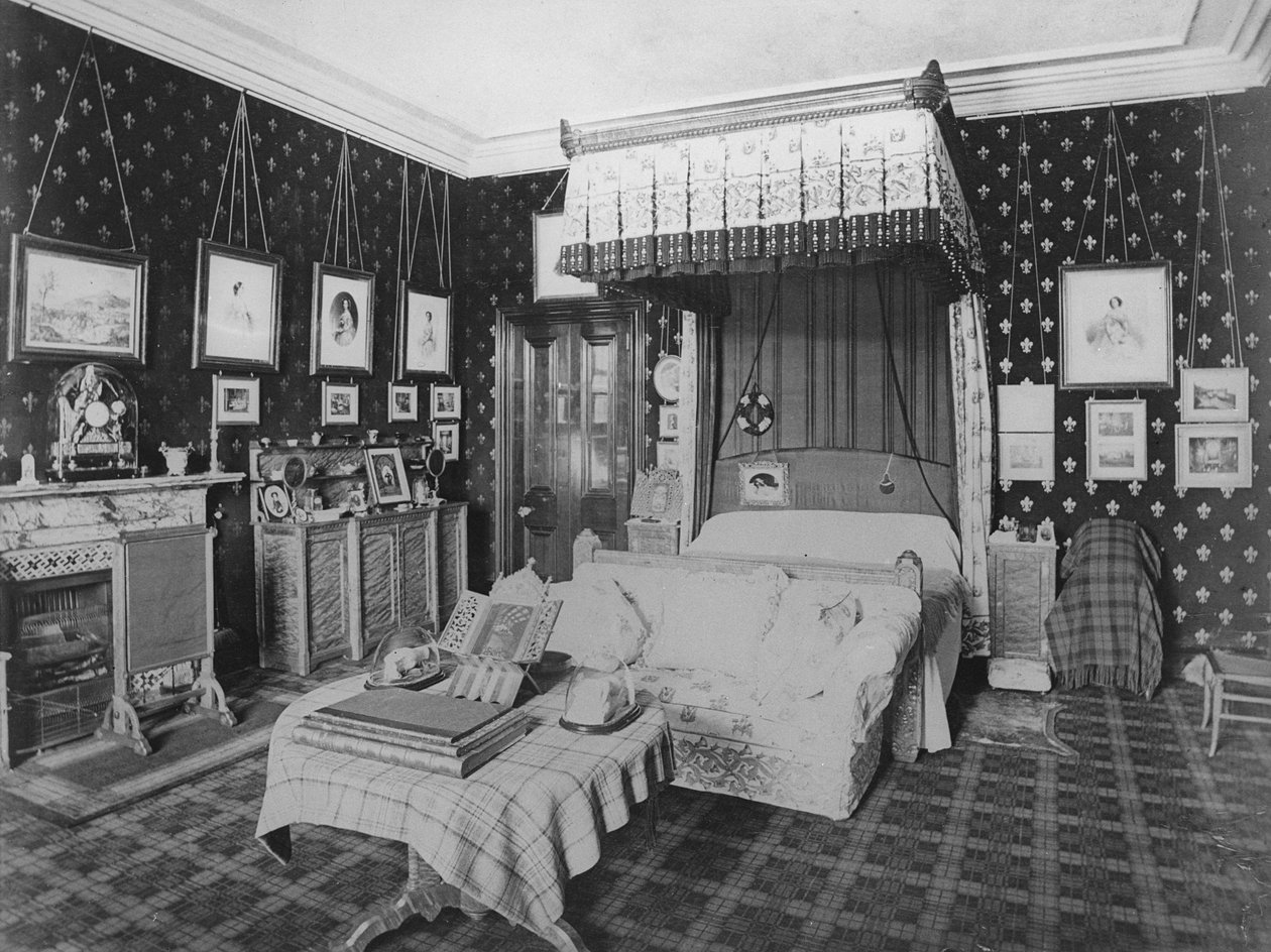 Queens Bedroom, Balmoral Castle av English Photographer