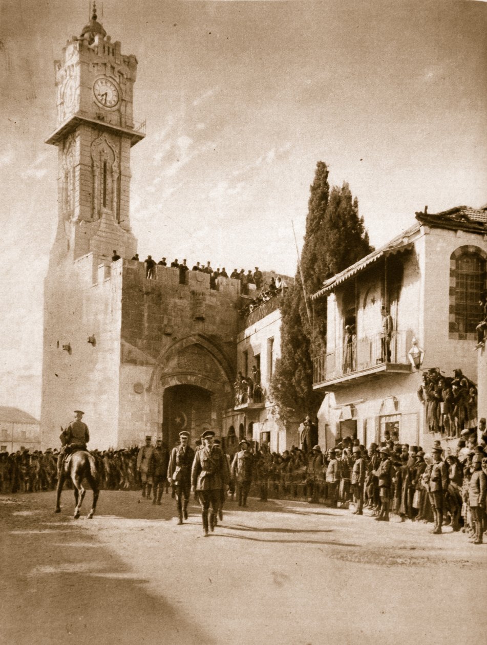 Jerusalems befriare: Sir Edmund Allenbys historiska inträde i den heliga staden, 1914-19 av English Photographer