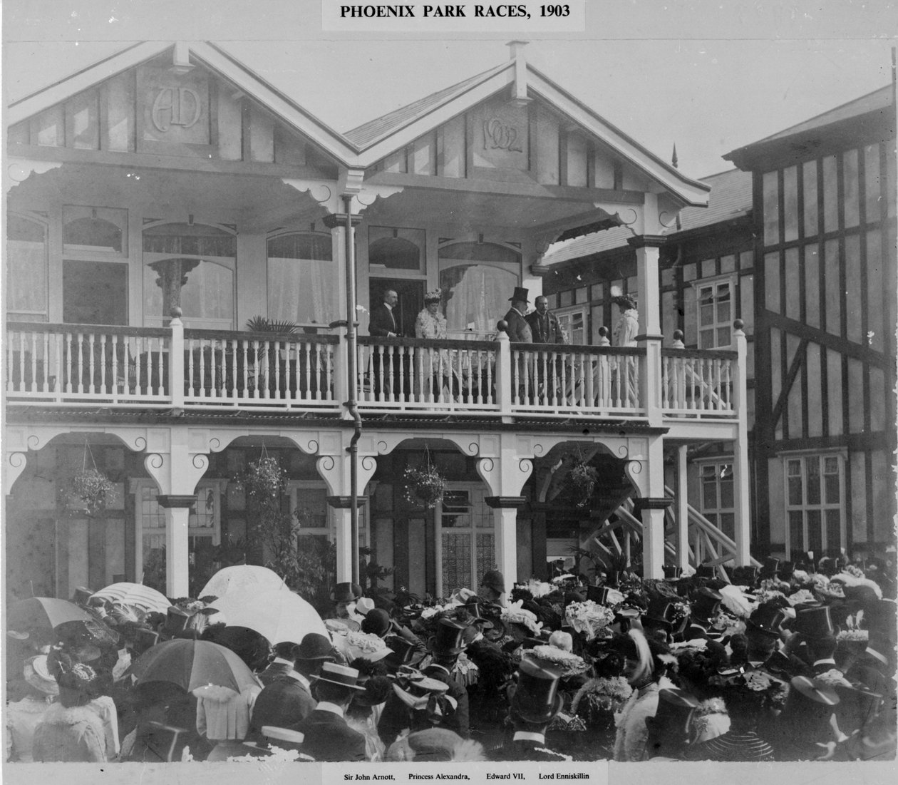 De första Phoenix Park Races, 1903 av English Photographer