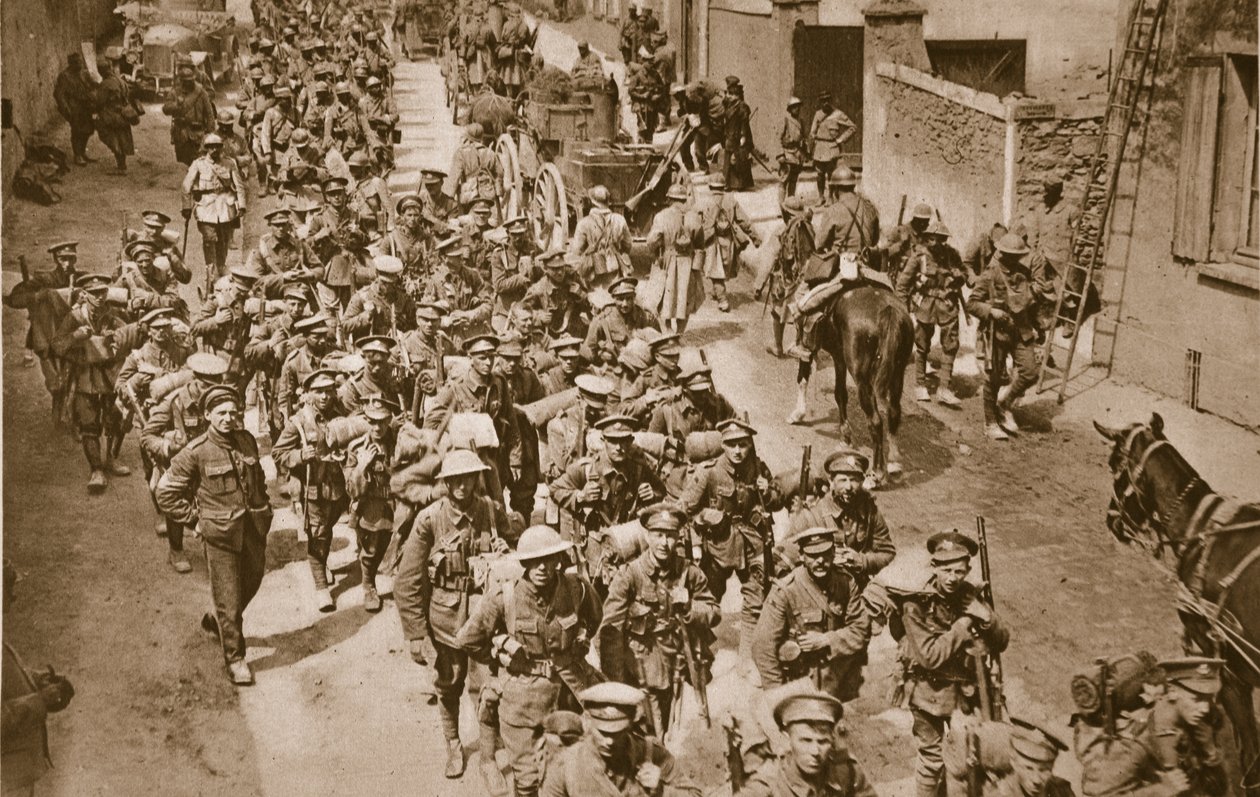 Två personer förenade i ett enda syfte under en enda kontroll, 1914-19 av English Photographer