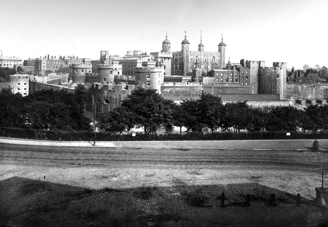 Utsikt över Tower of London av English Photographer