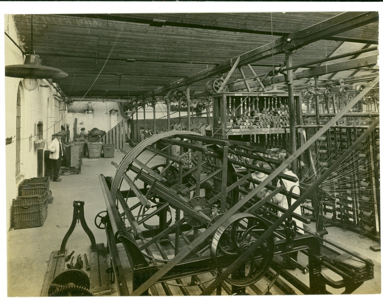 Vridningsrum, Long Meadow mill, 1923 av English Photographer