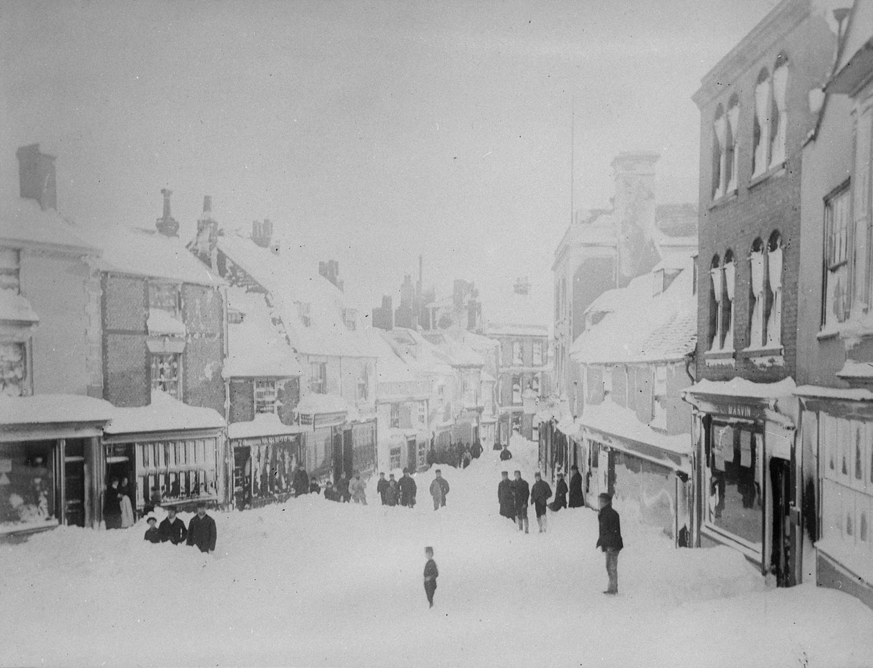 West Cowes, januari 1881 eller 1891 av English Photographer