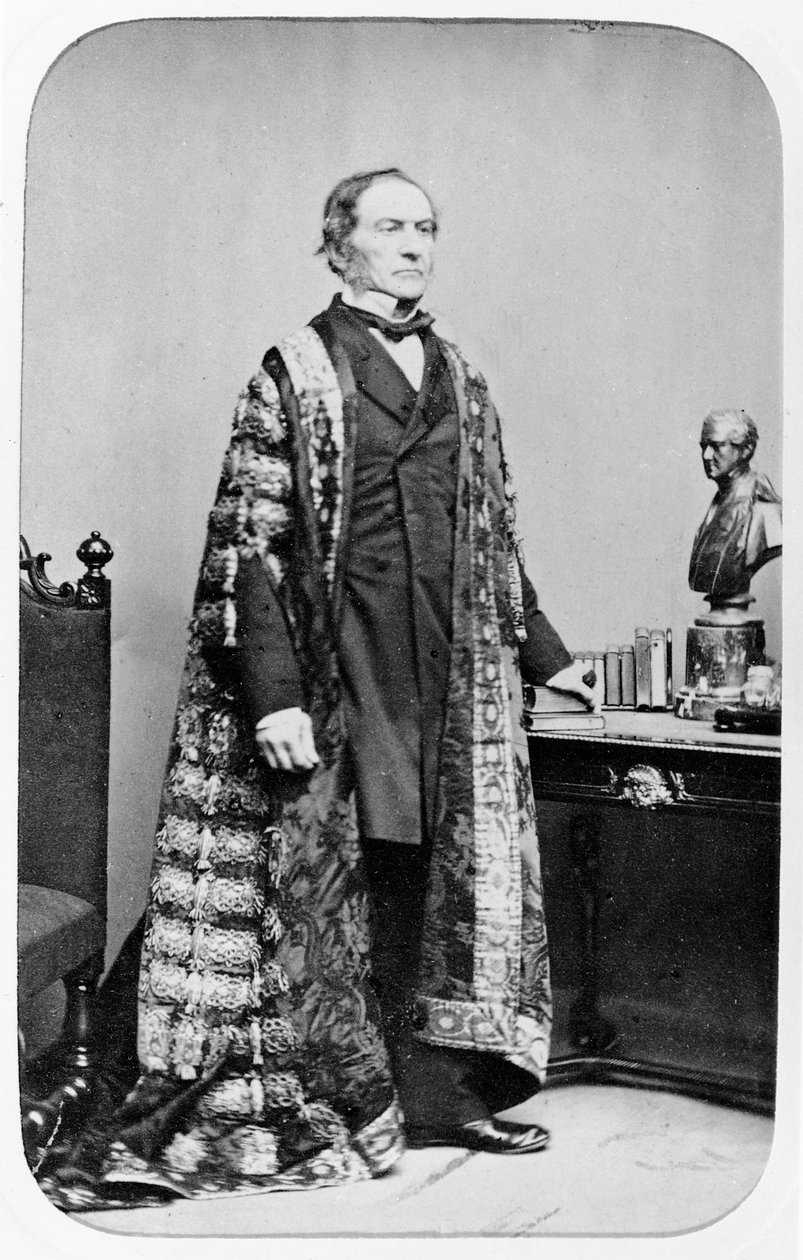 William Ewart Gladstone, ca 1860 av English Photographer