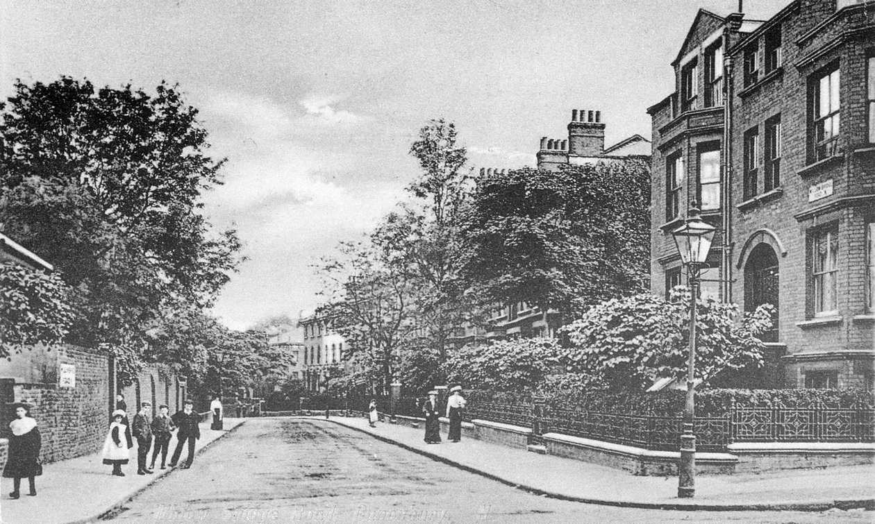 Willow Bridge Road, Canonbury, Islington, ca 1905 av English Photographer