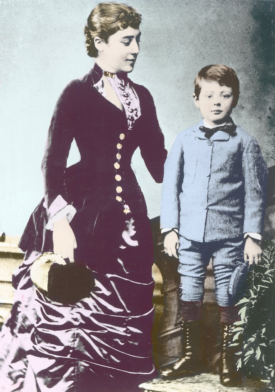 Winston Churchill ma lona tina, Lady Randolph Churchill swed av English Photographer